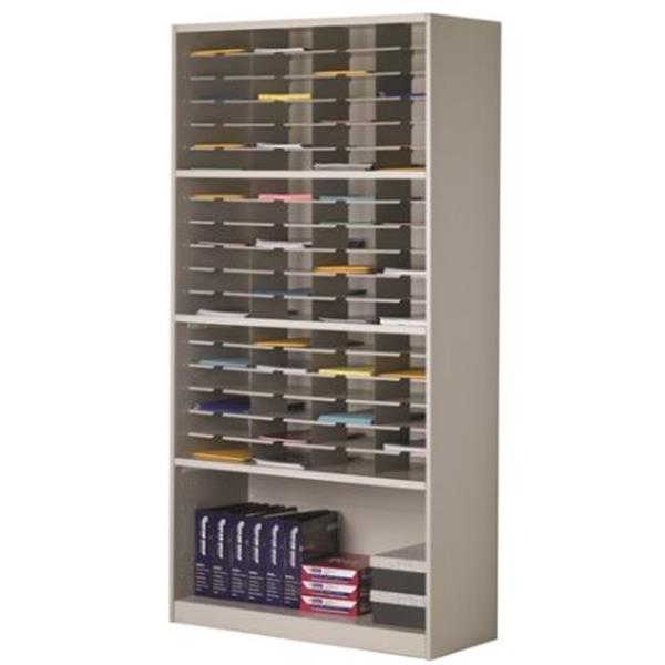 Mailflow-to-Go Cabinet, Literature/Forms, No Doors, 72 Pockets