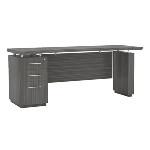 Sterling 72" Credenza, 1 B/B/F Pedestal